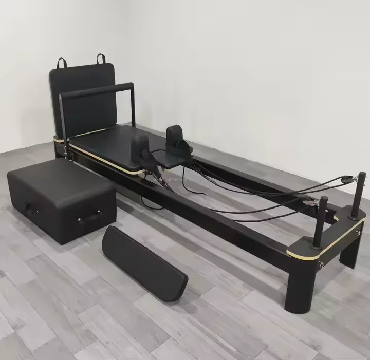 

A for Hot Sale Professional Pilates Yoga Training Equipment Home Use Aluminum Pilates Reformer