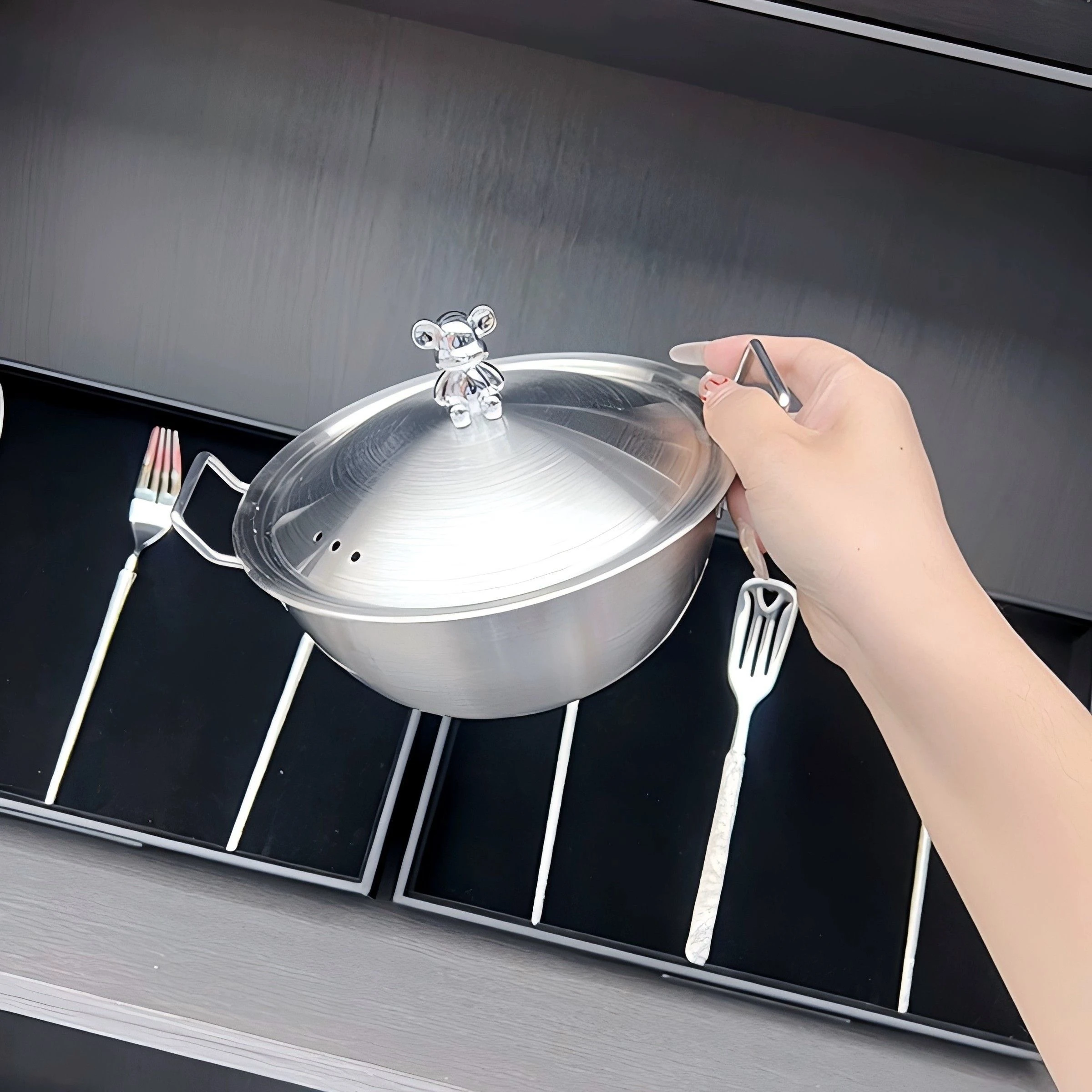 

Large Capaci 304 Stainl Steel Instant Noodles Bowl with Lid Food ade Korean Sle for Dormi Use Student Mixed Rice...