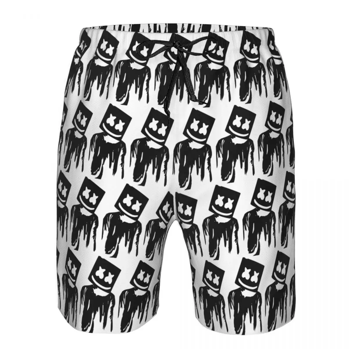 Marshmello - DJ Trunks Beach Board Shorts Casual Quick Dry Swim Summer Men Pants