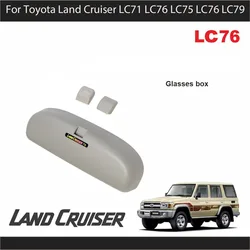 Étui à lunettes avec poignée de toit, rangement pour lunettes, accessoires de modification intérieure, Toyota Land Cruiser, LC71, LC76, LC75, LC79, T1, ABS