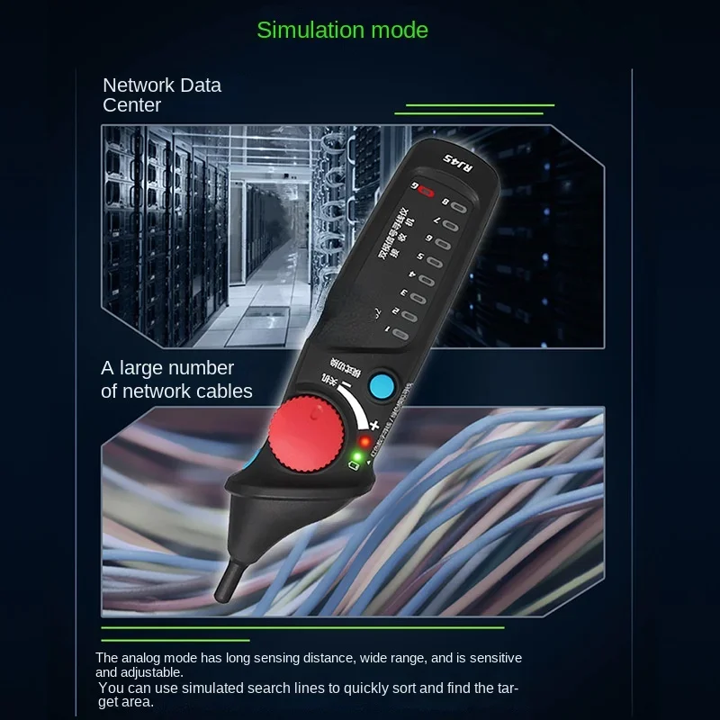 Network on/off line patrol FWT82 analog and digital dual mode anti-interference hunting