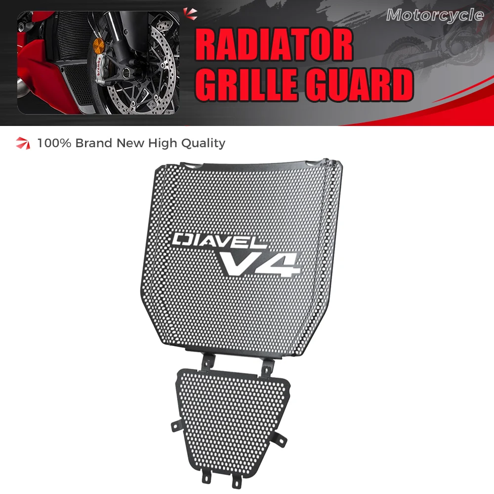 2023 2024 DIAVEL V4 Motorcycle Radiator Grille Guard Covers Oil Cooler Cooling Radiator Shield Protector For Ducati Diavel V4