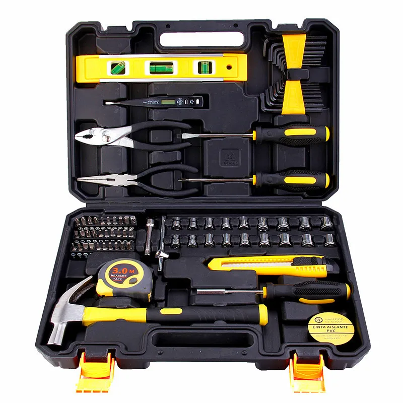 

78 Pieces Household Combination Tool Set, Hardware Toolbox, Hand Tool Screwdriver Set Set
