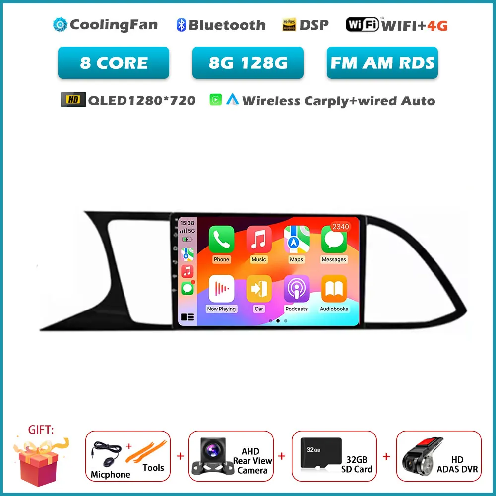 Voor Seat Leon MK3 5F 2012-2018 Carplay DSP 4G WIFI Android Alles In Een Auto Intelligent Systeem Autoradio video GEEN 2DIN DVD