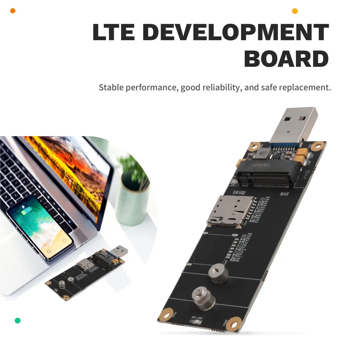 DT81 LTE Module Development Board M.2 Ngff to USB 3.0 Adapter with NANO SIM Card Slot 5G Module RM500Q