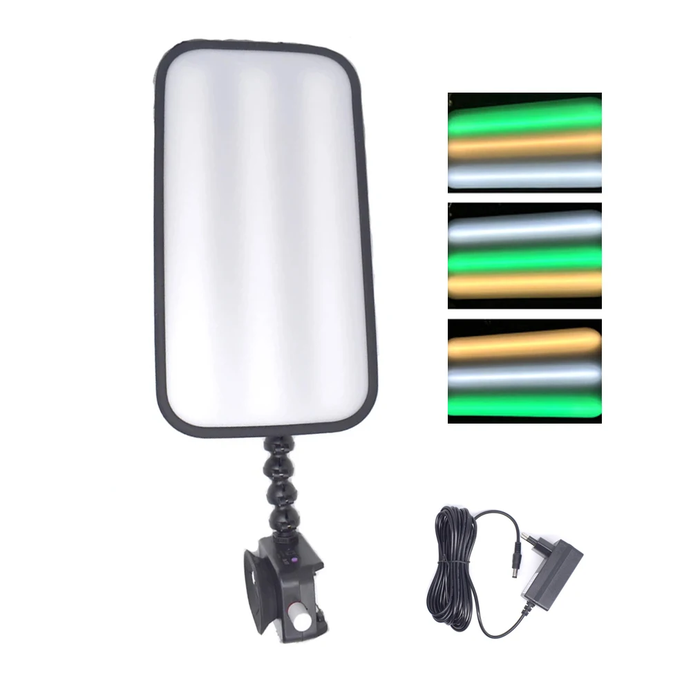 PDR LED Dent Repair Lamp With Suction Cup Flexible Gooseneck Stand Use18V Battery And Power Supply （Battery Not Include）