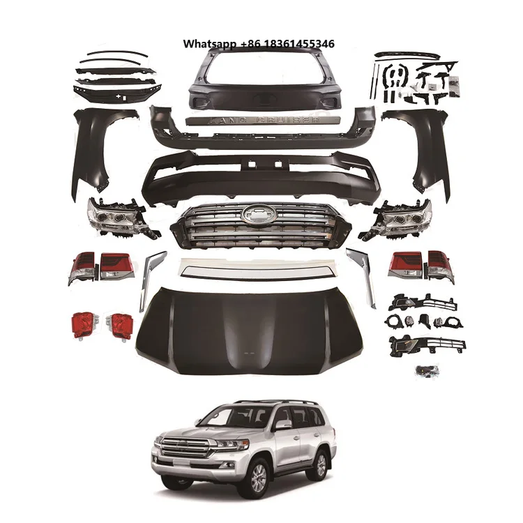 

For Land Cruis DaMeiLC200 2008-2015 Upgrade 2016 Body Kits Front Rear Bumper Grille LED Headlamp Hood Tail Light Body Kit