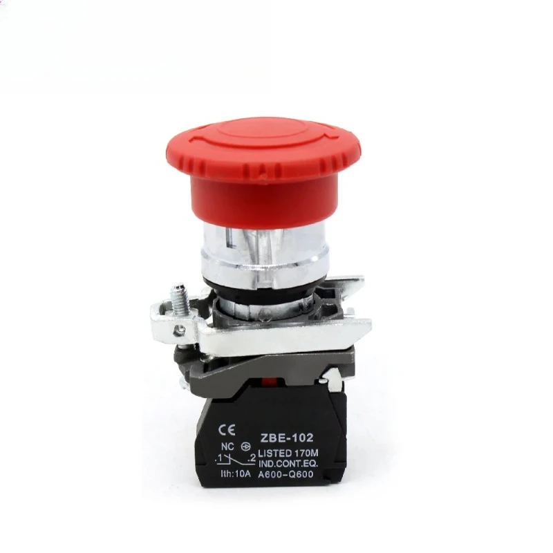 XB4-BS542 Emergency Stop Push Button Switch For Industrial Control Turn To Release Push Button Switch Fast Delivery