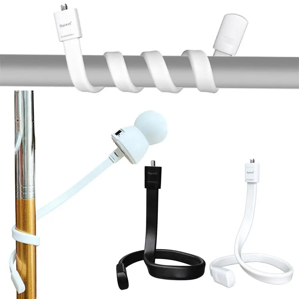 1/4 M6 Thread Monitor Support Bracket Multifunctional Black White Baby Monitor Bracket Adjustable No Punching Required