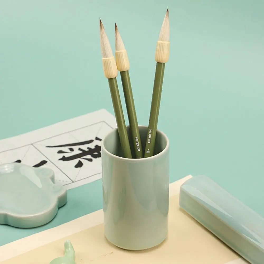 فرشاة الخط فرشاة الرسم الفنية فرش الصينية فرشاة الكتابة النصي المتعرية النفط اللوحة شعر الذئب