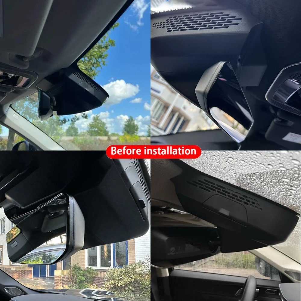 for Lynk & Co 01 2021 2022 2023 2024 2025 4K 2160P Front Rear Camera Dash Cam Wifi Plug and Play Video Recorde Loop Recording