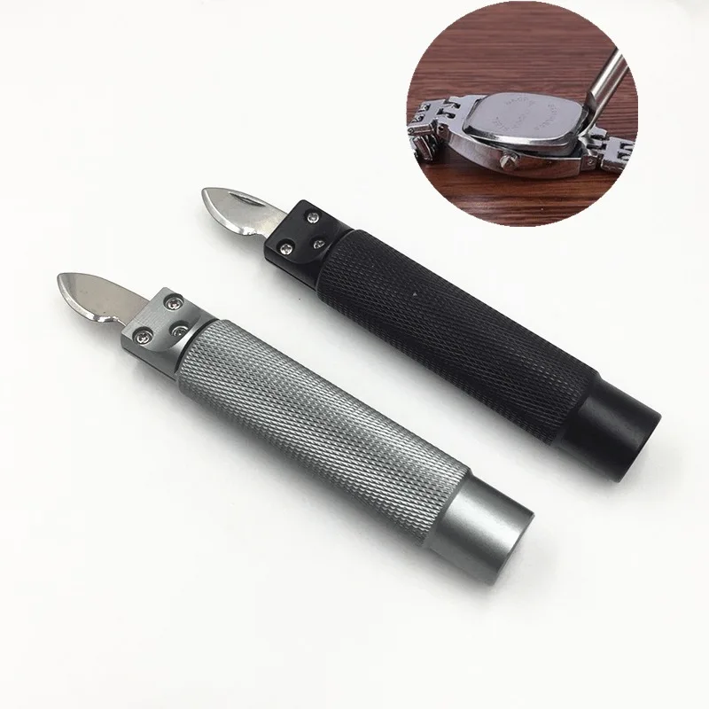 1PC Remover Watch Battery Opener Tools Pry Knife Metal Handle Clock Watch Tools Back Cover Opener Watch Repair Watchmaker Tool