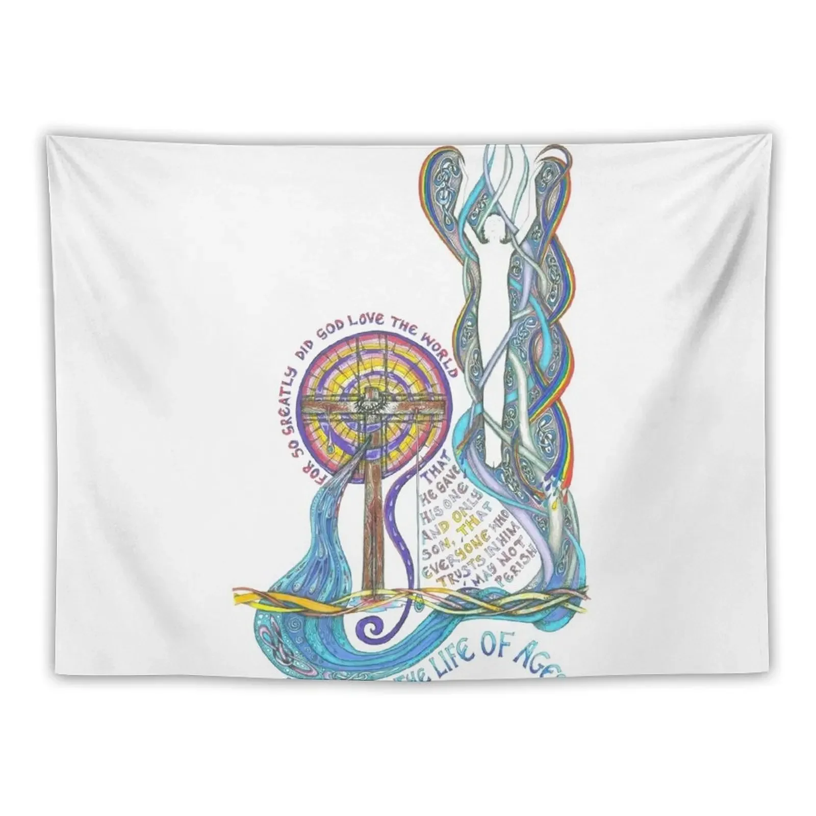 Гобелен «любовь Бога», украшение для дома в эстетике