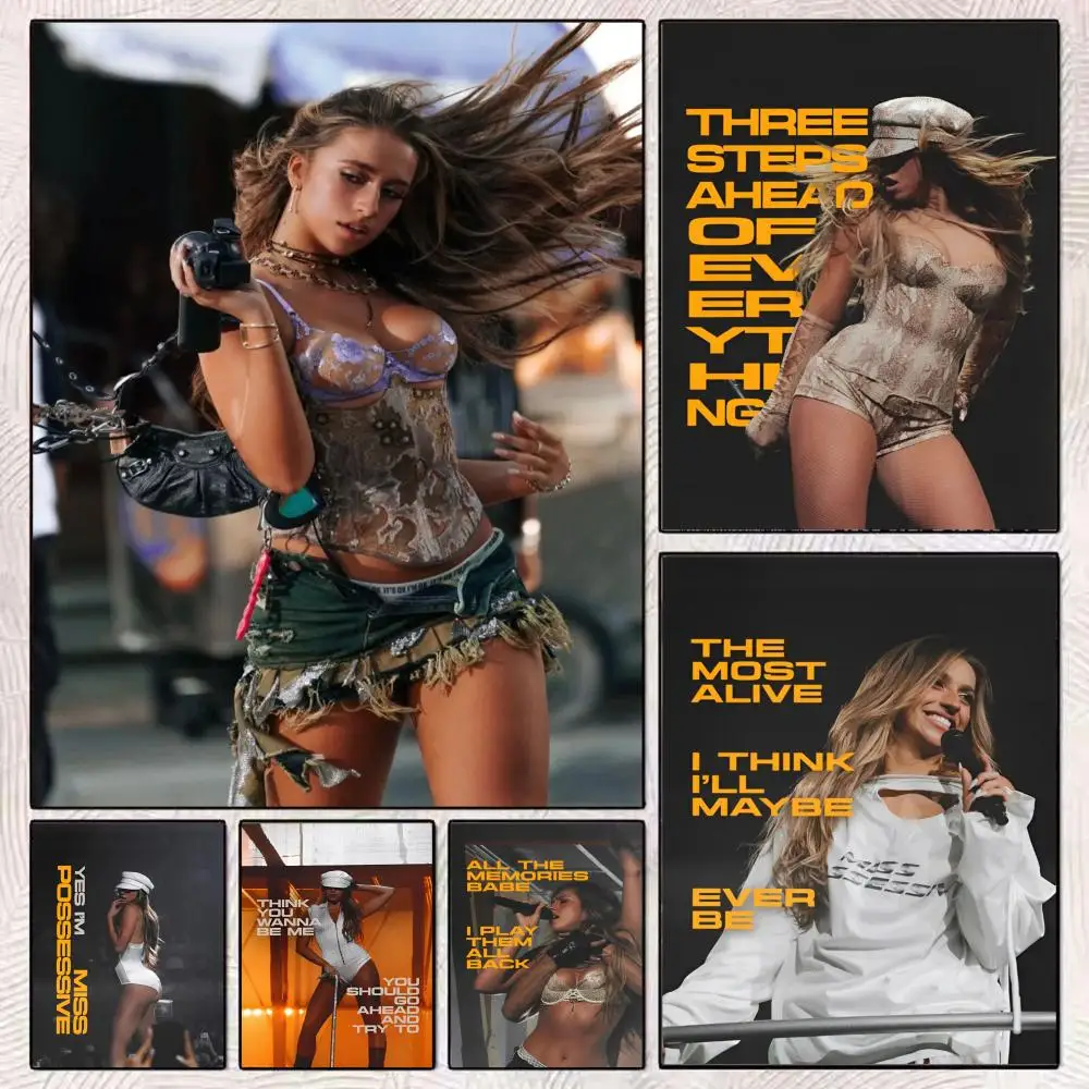 

Tate M-McRae Singer Poster HD Art Mural Wallart Poster for Home Room Decoration DIY Vintage Print Decor