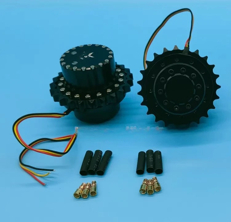 RC model brushless drive wheel, mountain push car model, excavator brushless walking