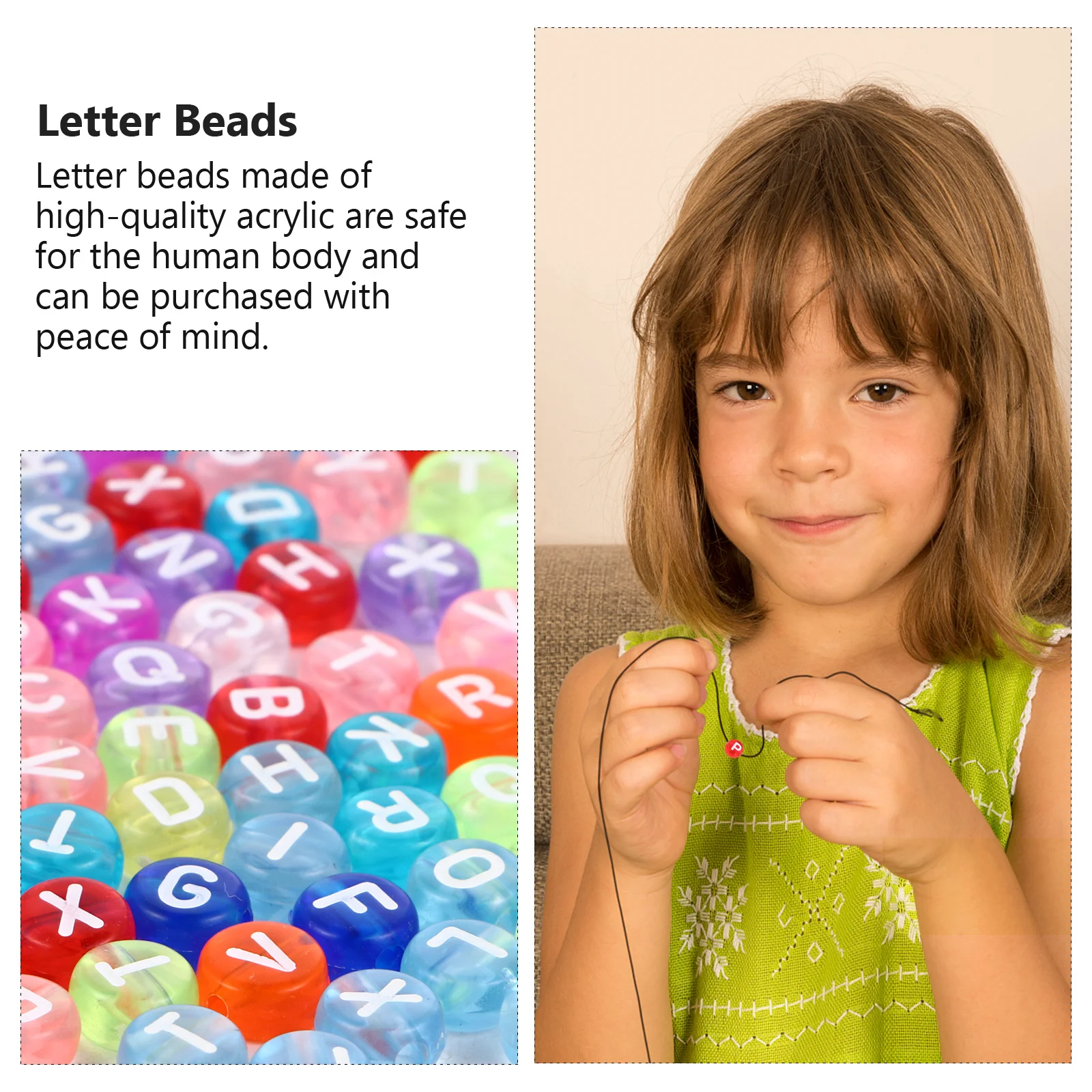 

1000 шт. акриловые бусины с буквами, разноцветные прозрачные бусины с алфавитом для изготовления ювелирных изделий, браслеты ручной работы, ожерелья, ремесла