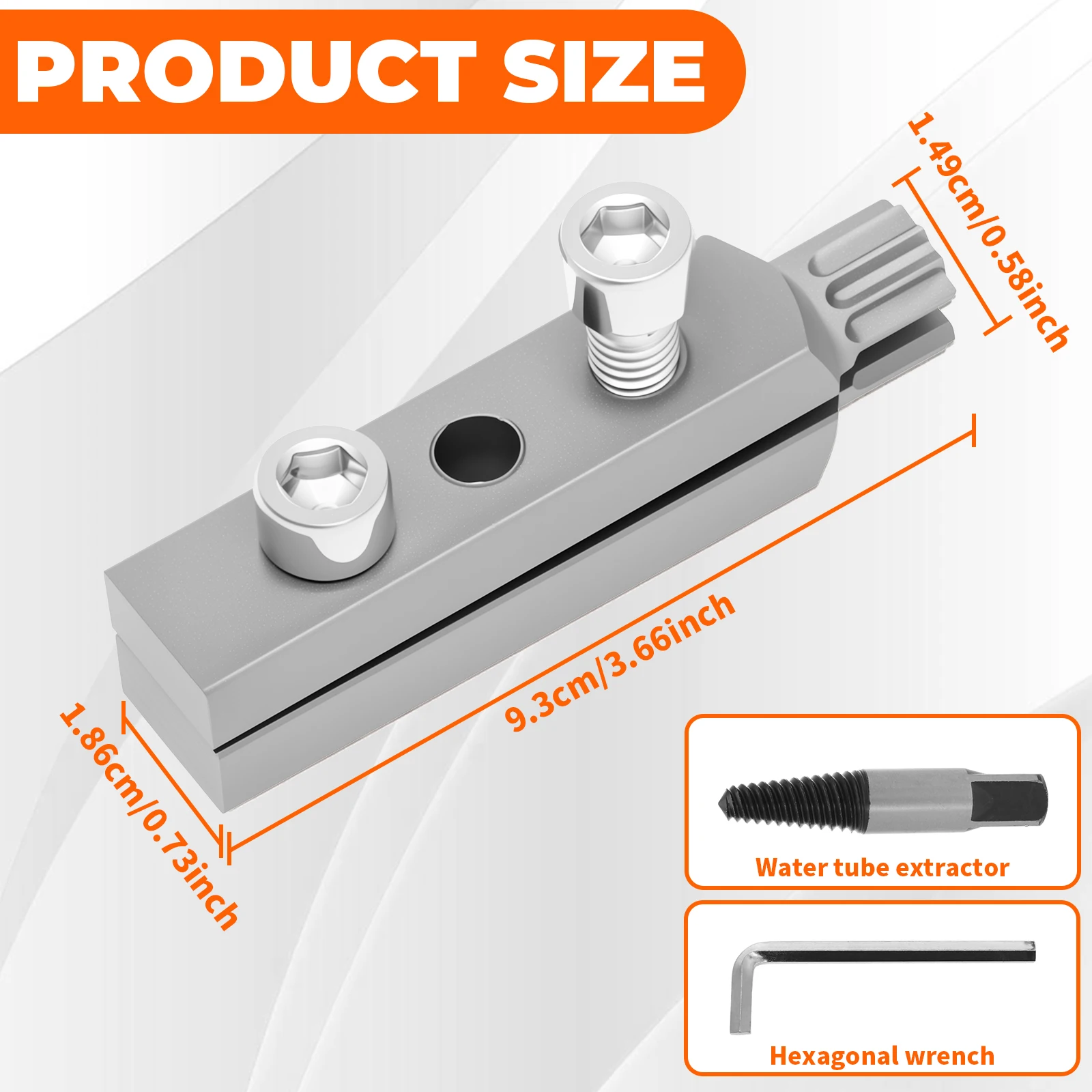 Stripped Screw Extractor Set Efficient Faucet Angle Valve Wire Extractor for Damaged Water Pipe Plumbing Tool for Damaged Water