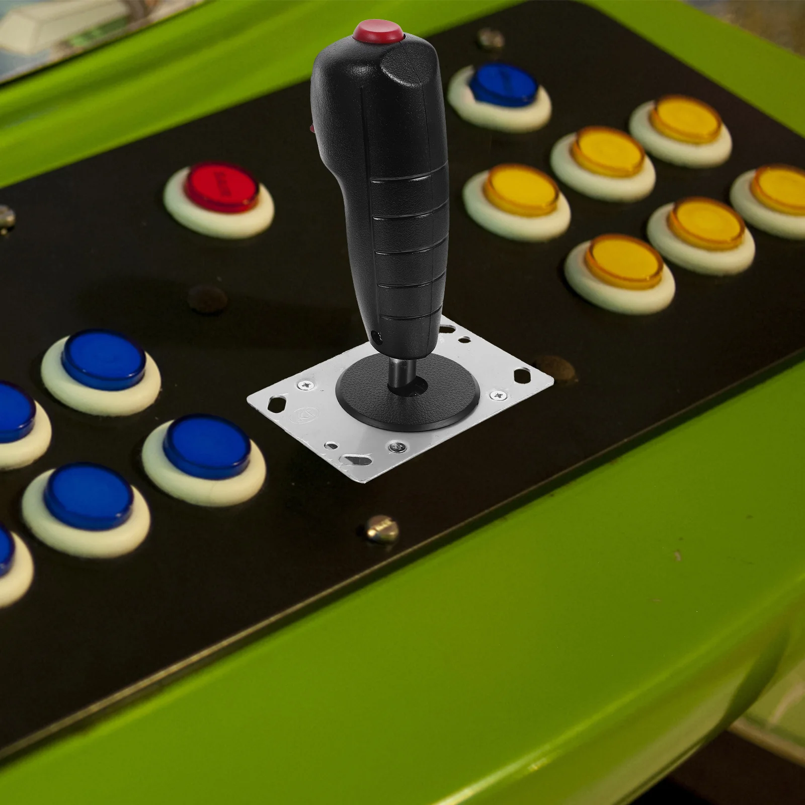 Симулятор полета джойстика Flight Stick Алюминий ПВХ Материал Вибрация Точное управление Замена игрового контроллера