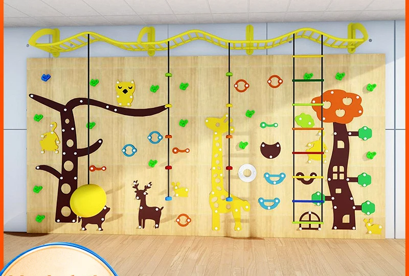 High Quality PE Material Climbing Wall Is Sturdy and Beautiful