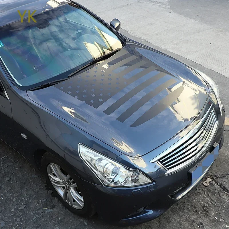 

For Infiniti G25 G27 G37 2007 2008 2009 2010 2011 2012 2013 PVC Black Car Hood Vinyl Sticker Car Accessories