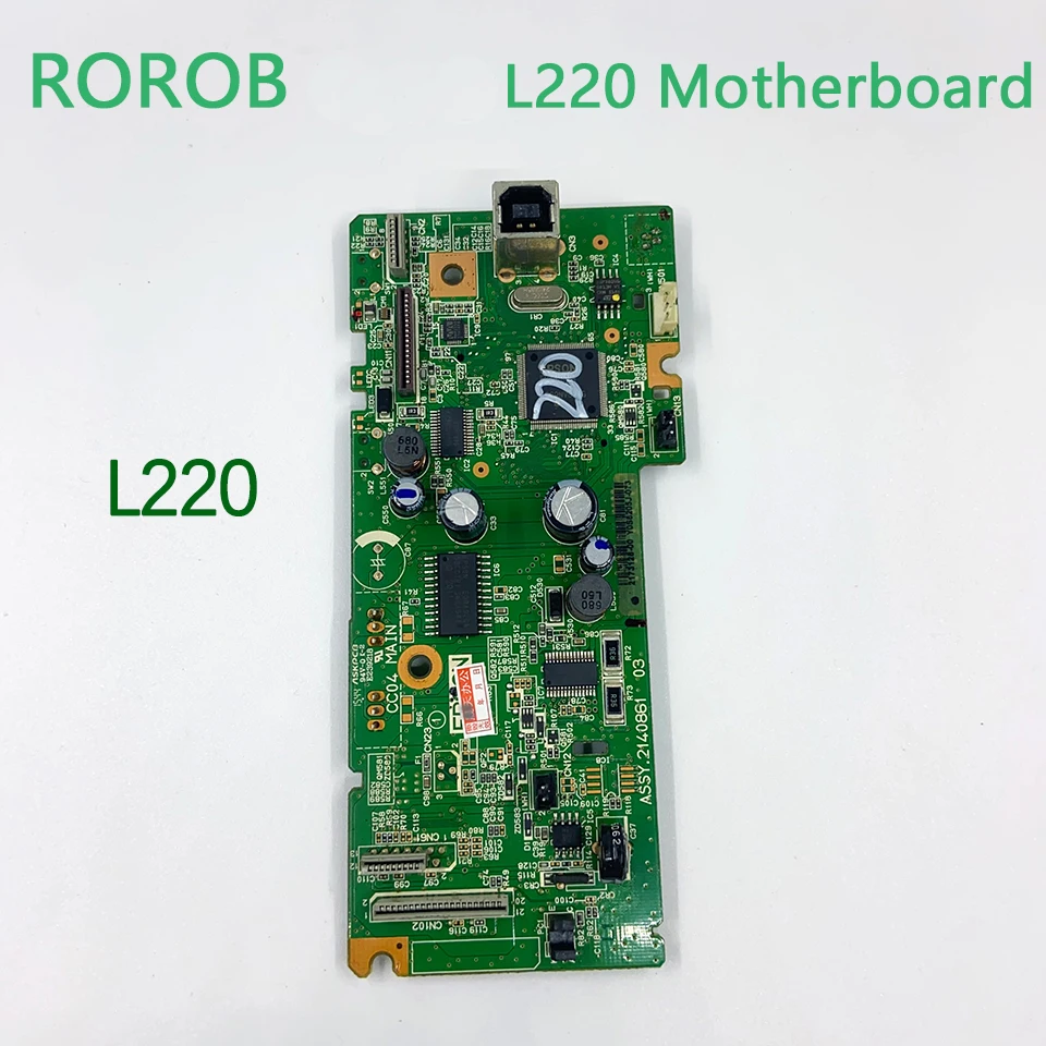 L220 Printer Motherboard Main Board For Epson L220 L222 L210 L211 Printer Mother Board Logic MainBoard Formatter Board
