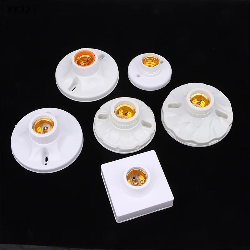 Innovative And Practical E27 Lamp Holder High-temperature Resistant Bulb Holder Ceramic Lamp Bulb Socket Lamp Base〔YY32〕