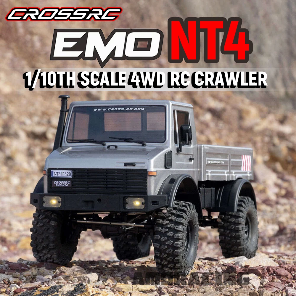 CROSSRC EMO NT4 RTR 4WD 2.4GHz 1/10 RC Electric Remote Control Model Car Off-Road Crawler Adult Children's Toys