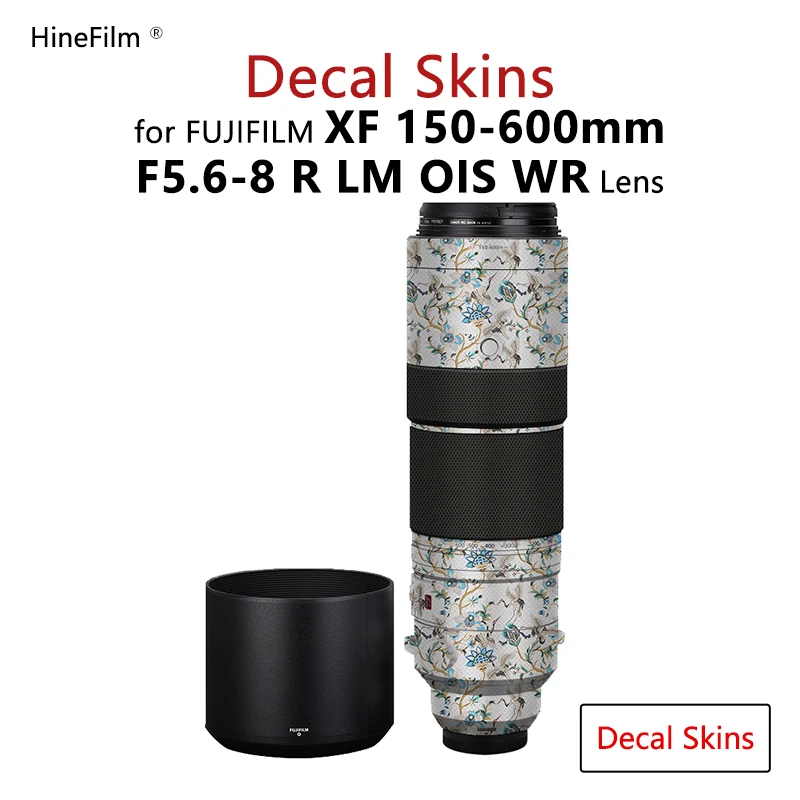 Fuji 150600 Lens Decal Skin For Fujifilm XF150-600mm F5.6-8 R LM OIS WR Lens Stickers Protector Coat Wrap Sticker Film