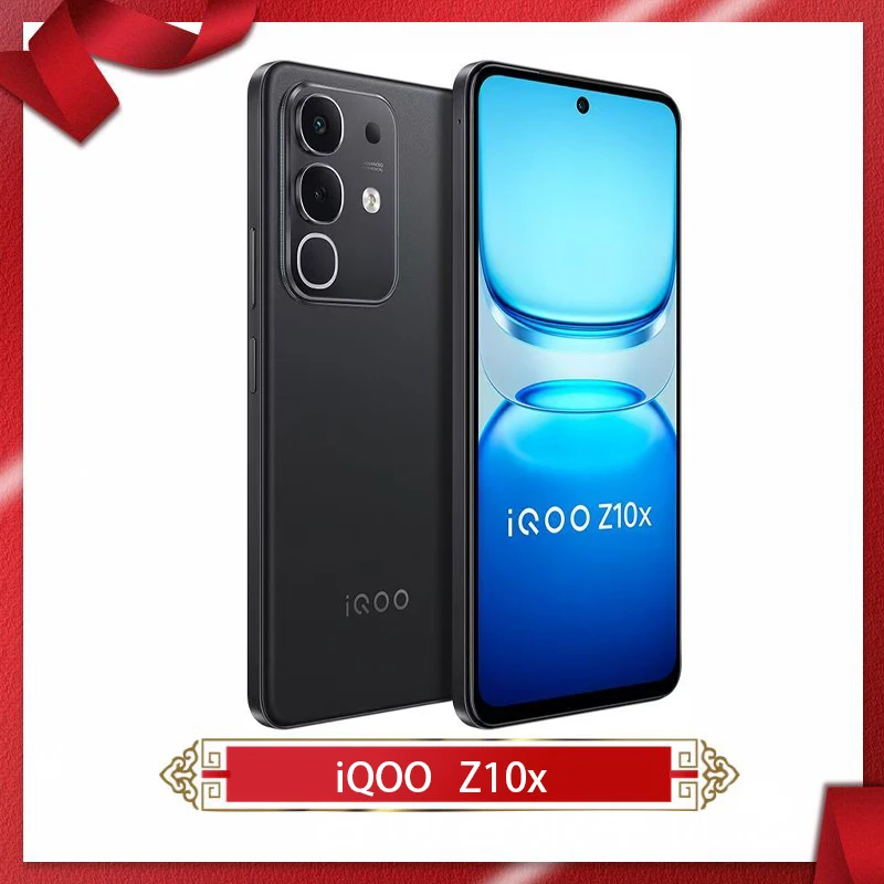 Original IQOO Z10x 5G Cell Phone 6.72inch LCD MTK Dimensity7300