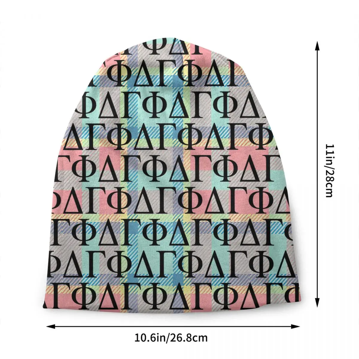 Custom Gamma Phi Delta Logo Skullies Beanies Caps For Men Women Hip Hop Winter Warm Knitted Hat Adult Sisterhood Bonnet Hats