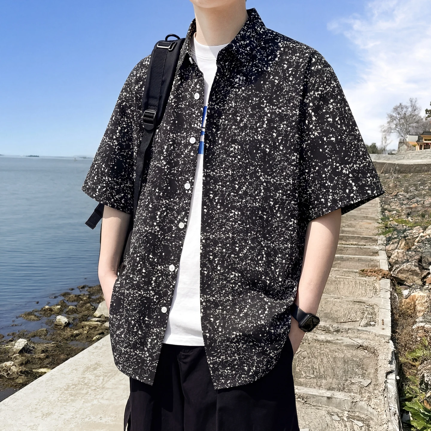 Men'S Fashion Looks 2026 - เสื้อเชิ้ตแขนสั้นสไตล์ใหม่สำหรับผู้ชายประจำฤดูร้อนปี 2026 ผ้าคล้ายแคชเมียร์ - ส่วนใหญ่เน้นเสื้อเชิ้ตแขนสั้นลายดอกไม้ที่ดูหรูหรา
