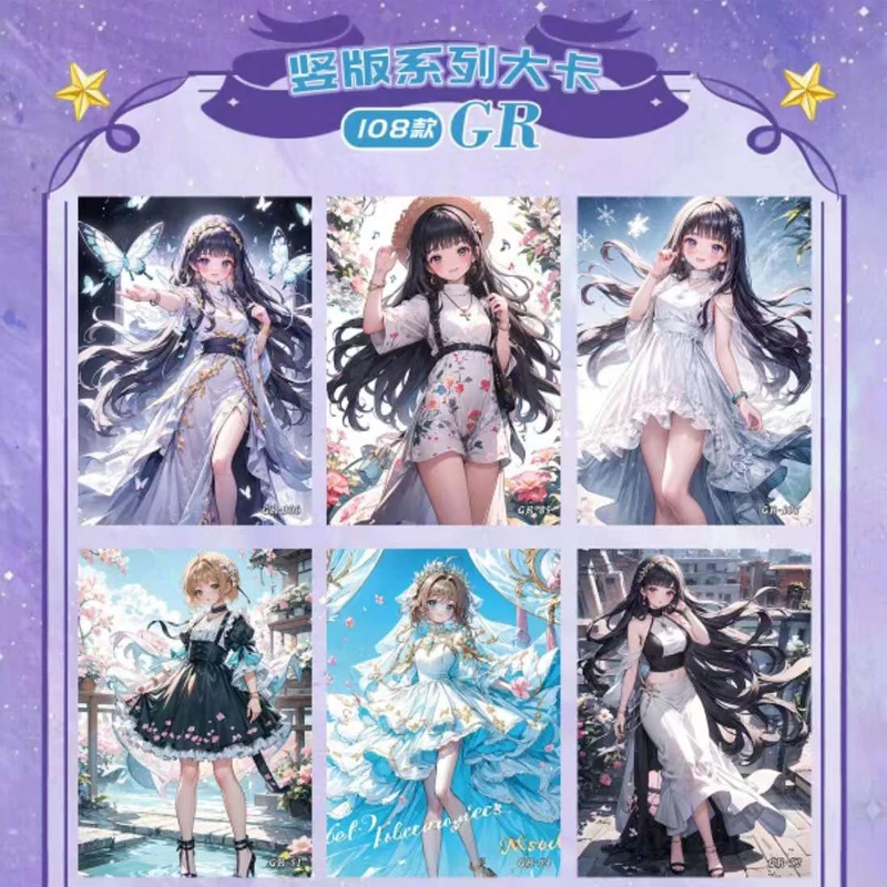 Goddess Story Card Anime Beautiful Girls Uniform Cute Kawaii Collection A5 Waifu Cards Character ACG Feast Hobbies Gifts