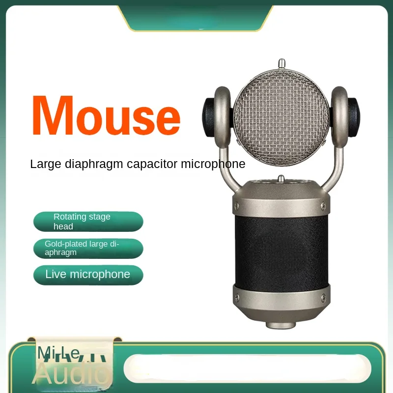 Kiwi Kiwi Fruit Mouse Studio-Level Condenser Microphone Recording Live Stream Microphone