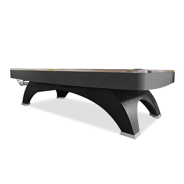 High-end professional solid wood billiards modern pool table with natural slate