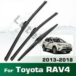 Wiper Front & Rear Wiper Blades Set For Toyota RAV4 XA40 2013 - 2018 Windshield Windscreen Window Rain Brush 26