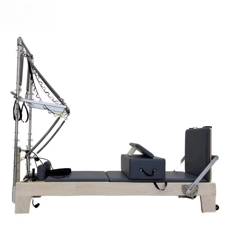

YTYIN Premium Maple Wood Pilates Reformer with Tower | 4-in-1 Adjustable Full-Body Workout Machine for Professional Studio