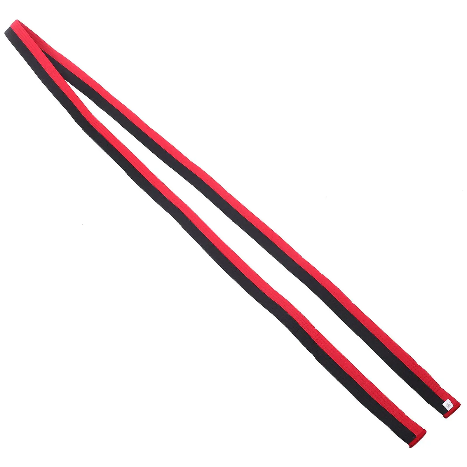 

Taekwondo Belt Men Women 240cm Black Red Polyester Cotton Martial Supplies Lightweight Durable Training Equipment