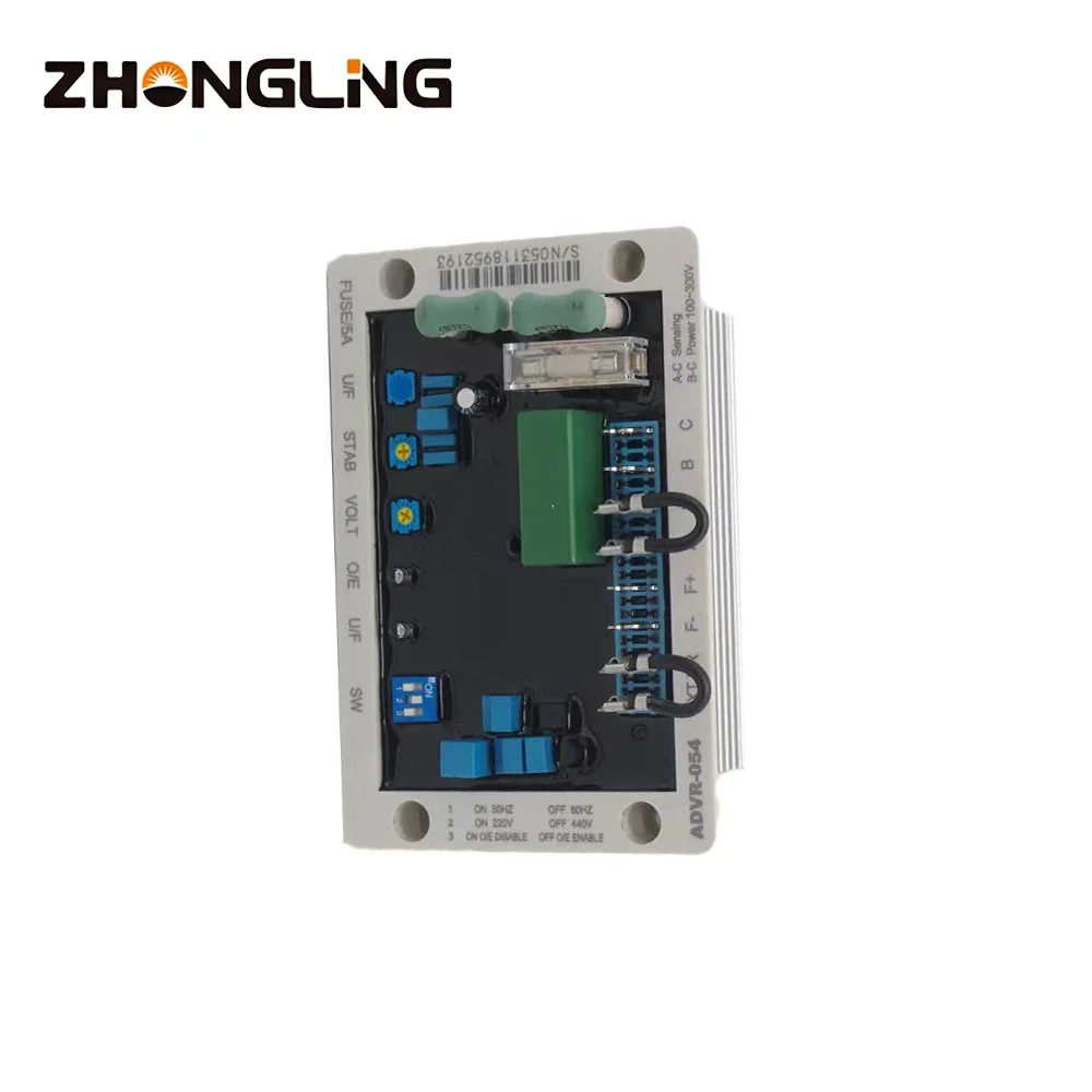 Generator accessories ZhongLing AVR advr054  Diesel Genset Spare Parts Automatic Voltage Regulator ADVR 054