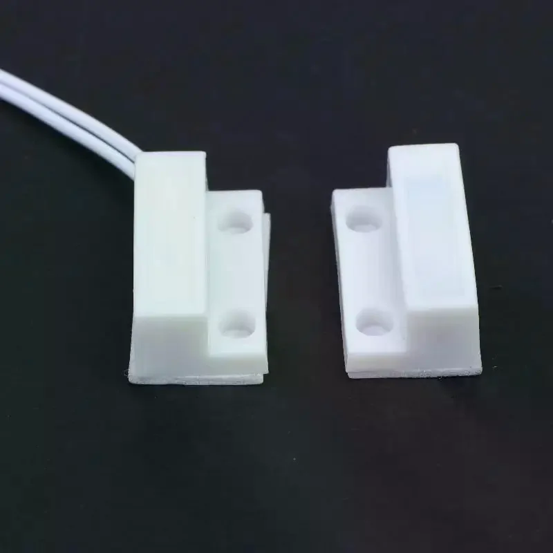 1 Set High Sensitivity Wired Door Window Magnetic Sensor Detector Perfect For Home Security Alarm System