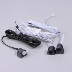Mini LED Cabinet Light Sensor Switch 12V 24V Touch/Hand Sweep/PIR Motion/Door On/Off Kitchen Wardrobe Lamp Control Removable