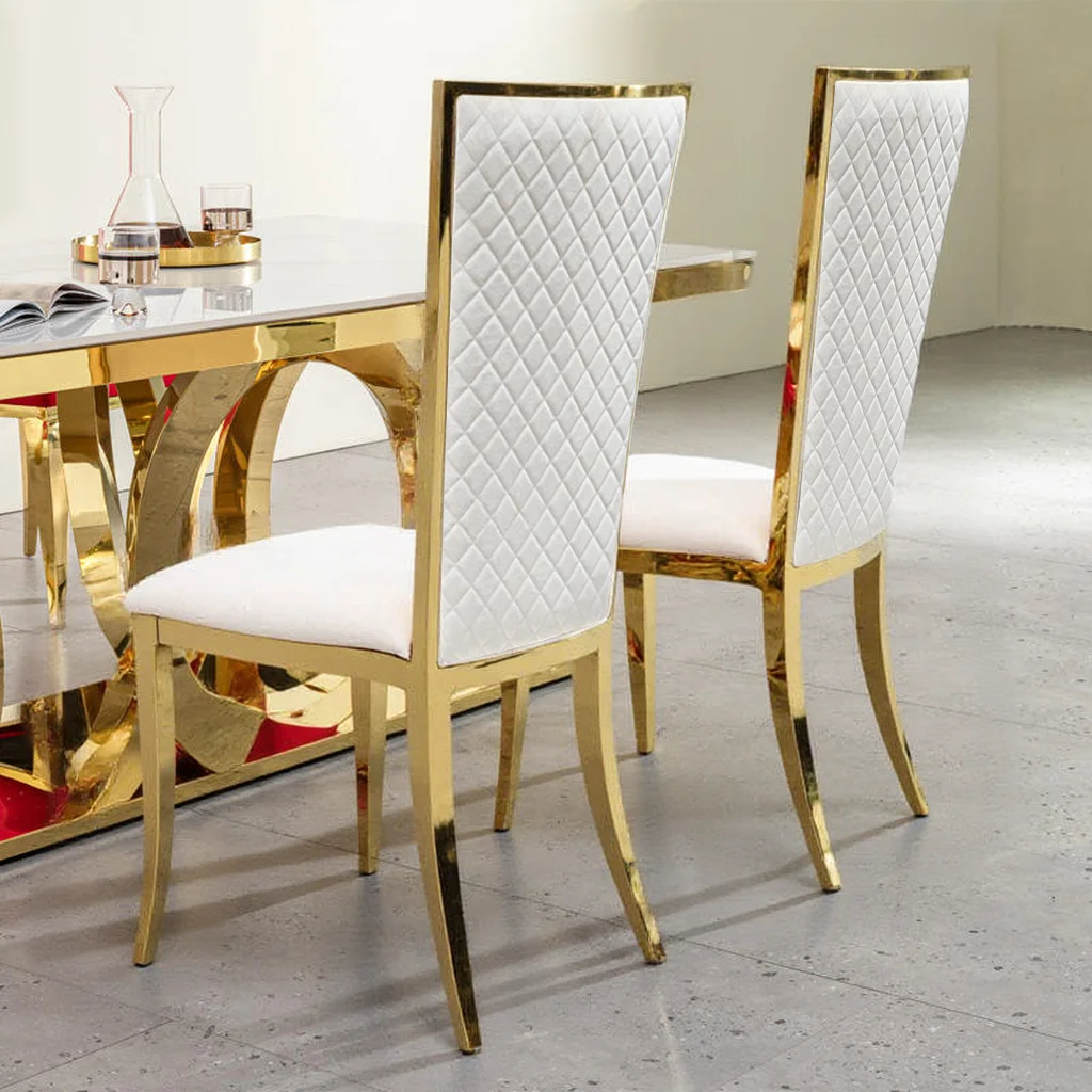 40 pcs f30 Events Gold Frame Stainless Steel Weddings Event Restaurants Hotels Brides Groom Design