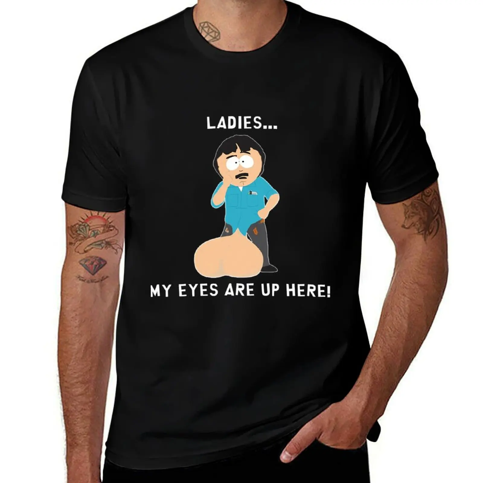 Randy Marsh Mesdames Mes Yeux Sont Ici Cadeau Pour Les Fans Pour Hommes Et Femmes Футболка больших размеров одежда мужские футболки