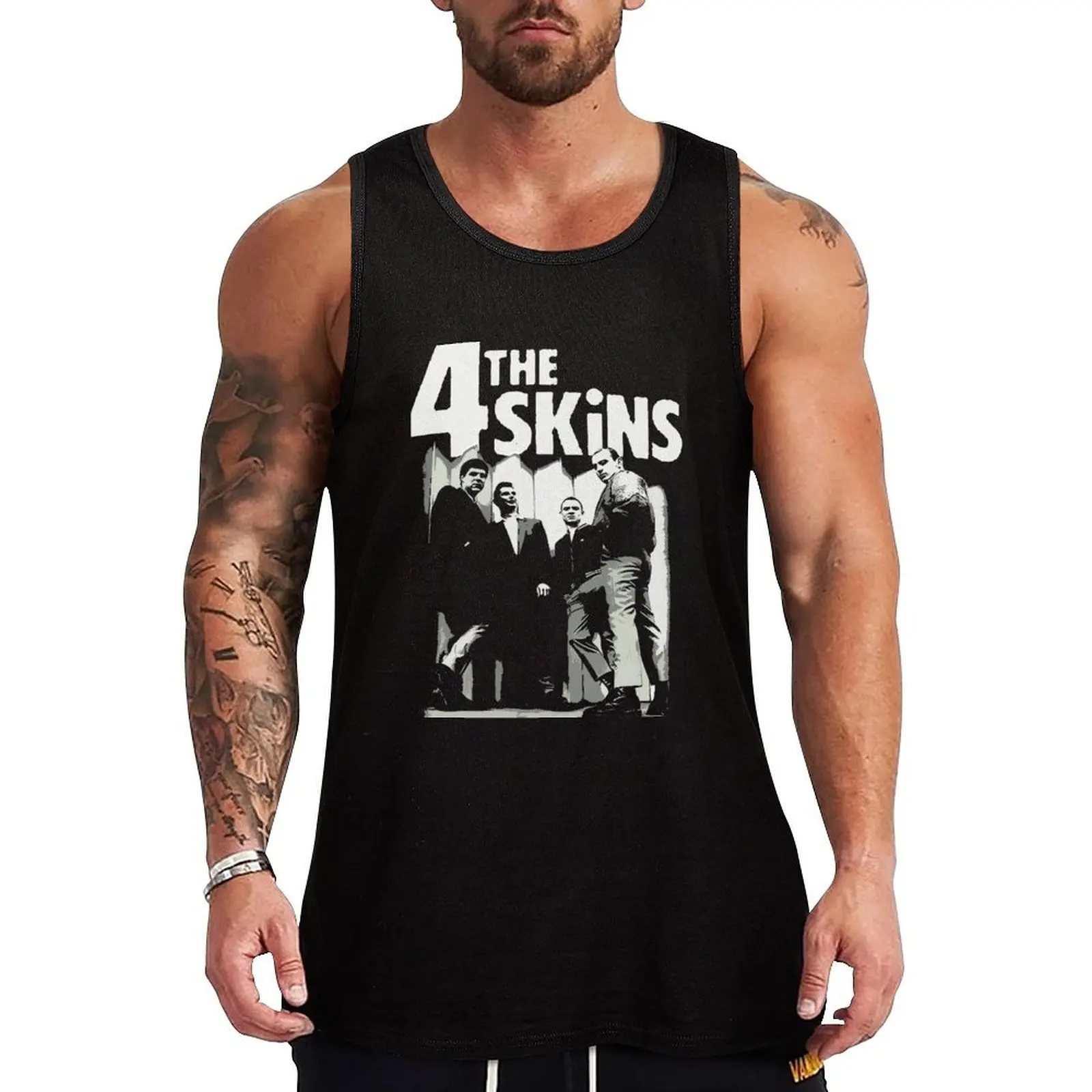 The 4 Skins - 4 Skins - Skinhead Tank Top Men's gym t-shirt sports t-shirts for men