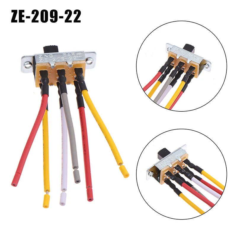 ZE-209-22สวิตช์สำหรับพัดลมติดเพดาน6ขา3เกียร์สองแถว