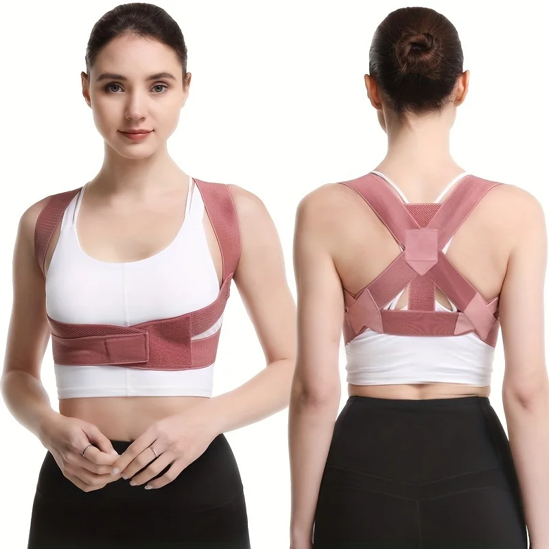 Posture Corrector For Women,  Back Brace, Seamless Skin-Friendly X-Type Hunchback Support Belt Tray Hogar y organizacion Doterra