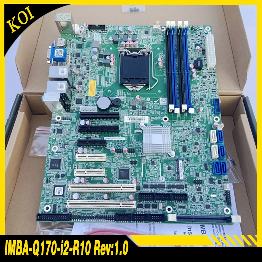 For IEI Industrial Computer Motherboard IMBA-Q170-i2-R10 Rev:1.0