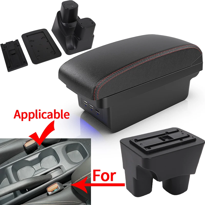 مسند ذراع خاص لسيارة شيفروليه أونيكس 2020-2024 وحدة تحكم مركزية لترقية ملحقات تخزين السيارة #2