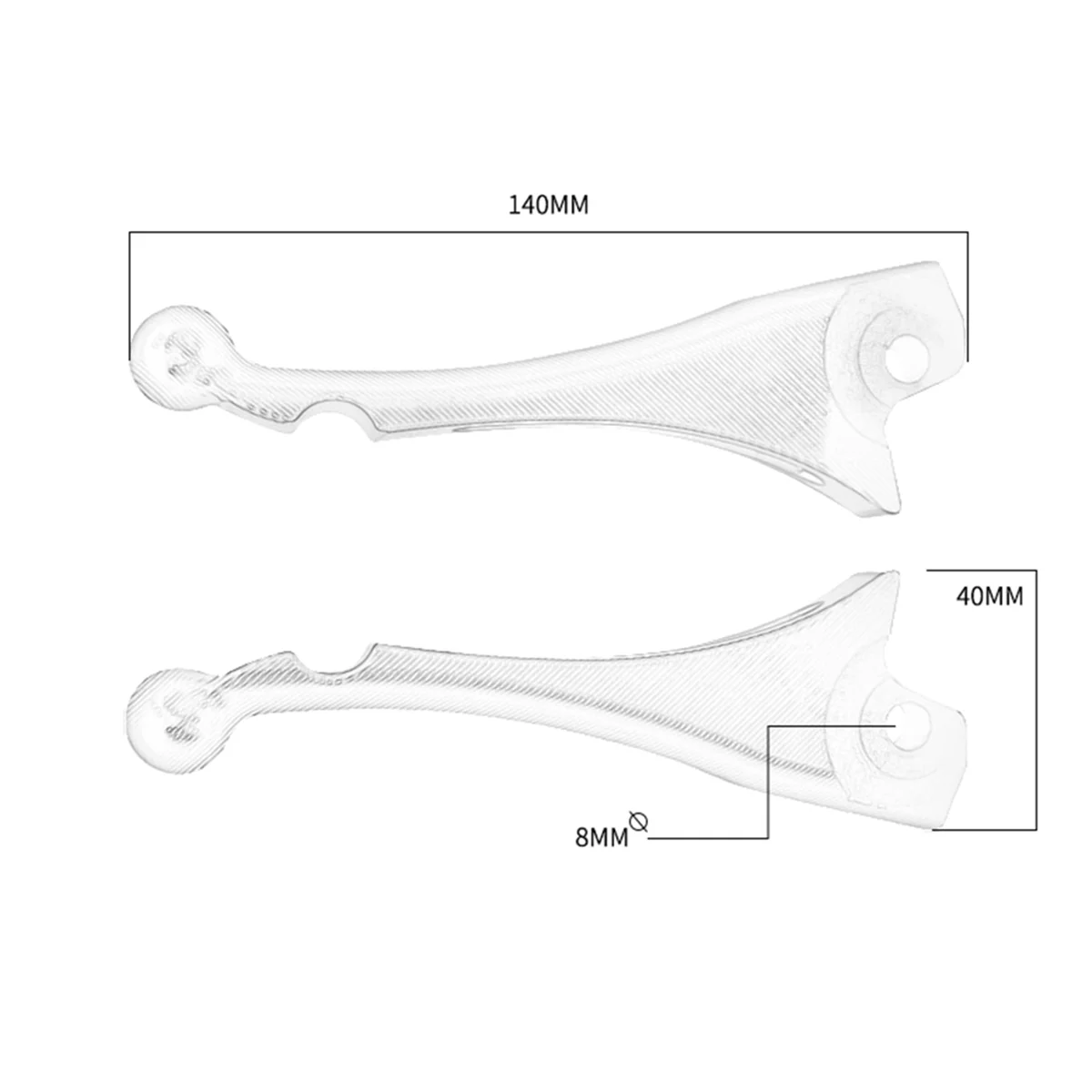 Motorcycle Brake Clutch Levers Motorcycle Handlebars for VESPA GTS 300 2023-2024 Motorcycle Accessories Black