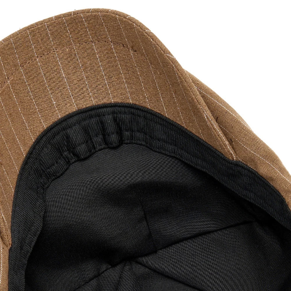 HT5053 Baskenmützen Frühling Herbst Kappe für Herren Damen Retro Künstler Maler Gestreifte Baskenmütze Herren Damen Ivy Flat Cap Bestseller Baskenmütze – Detail 6