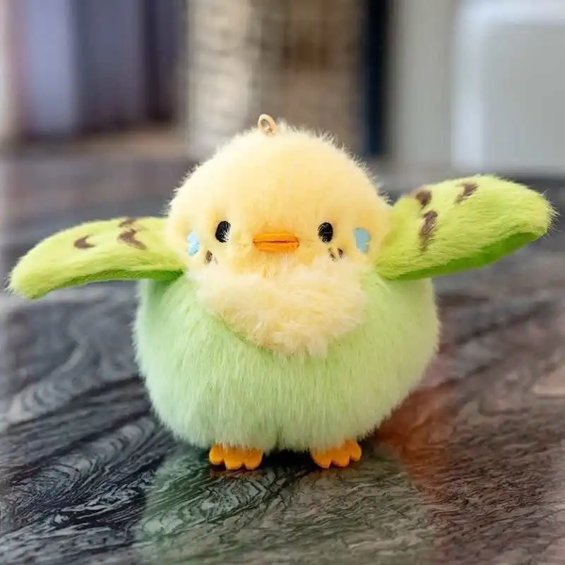 Pá de pie, muñeco de pájaro pequeño, gorrión, Animal relleno suave, bonito juguete acolchado para niñas, regalo de cumpleaños